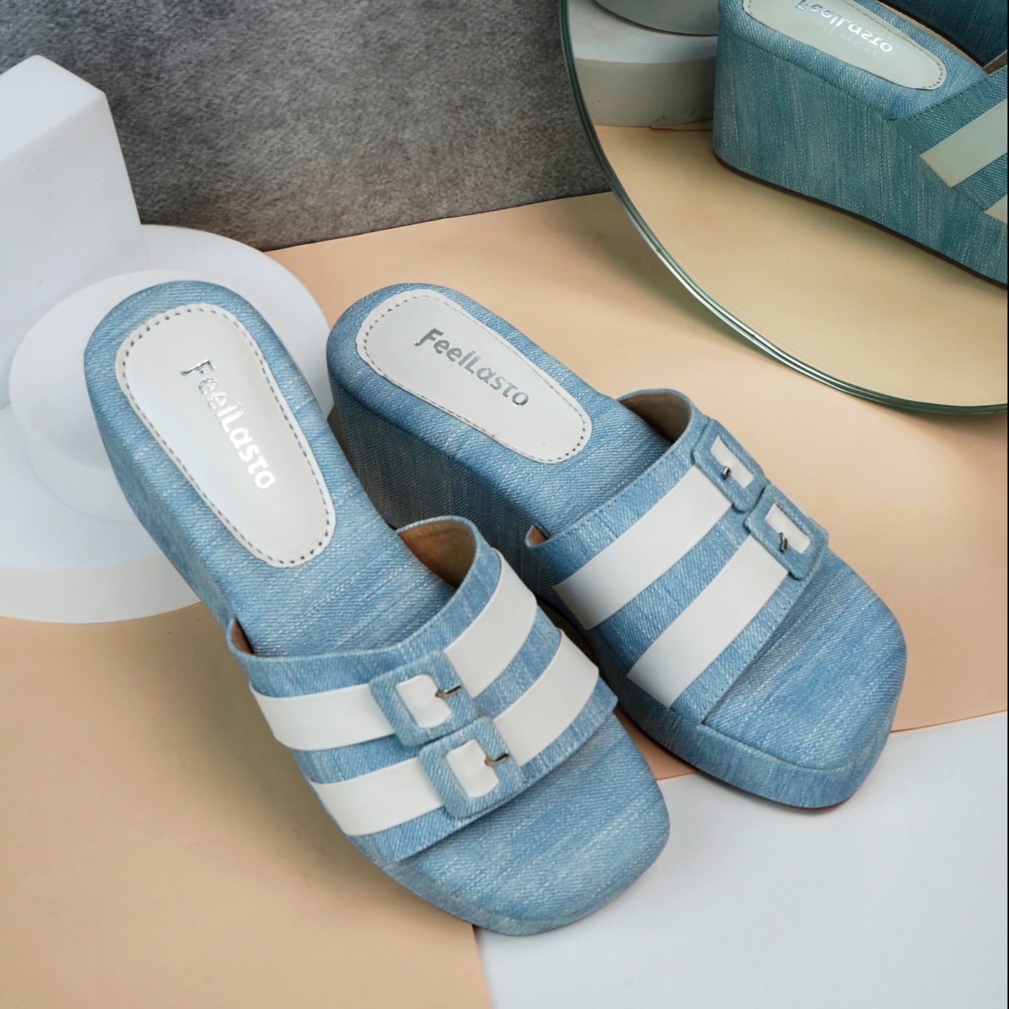 Denim Drift wedges
