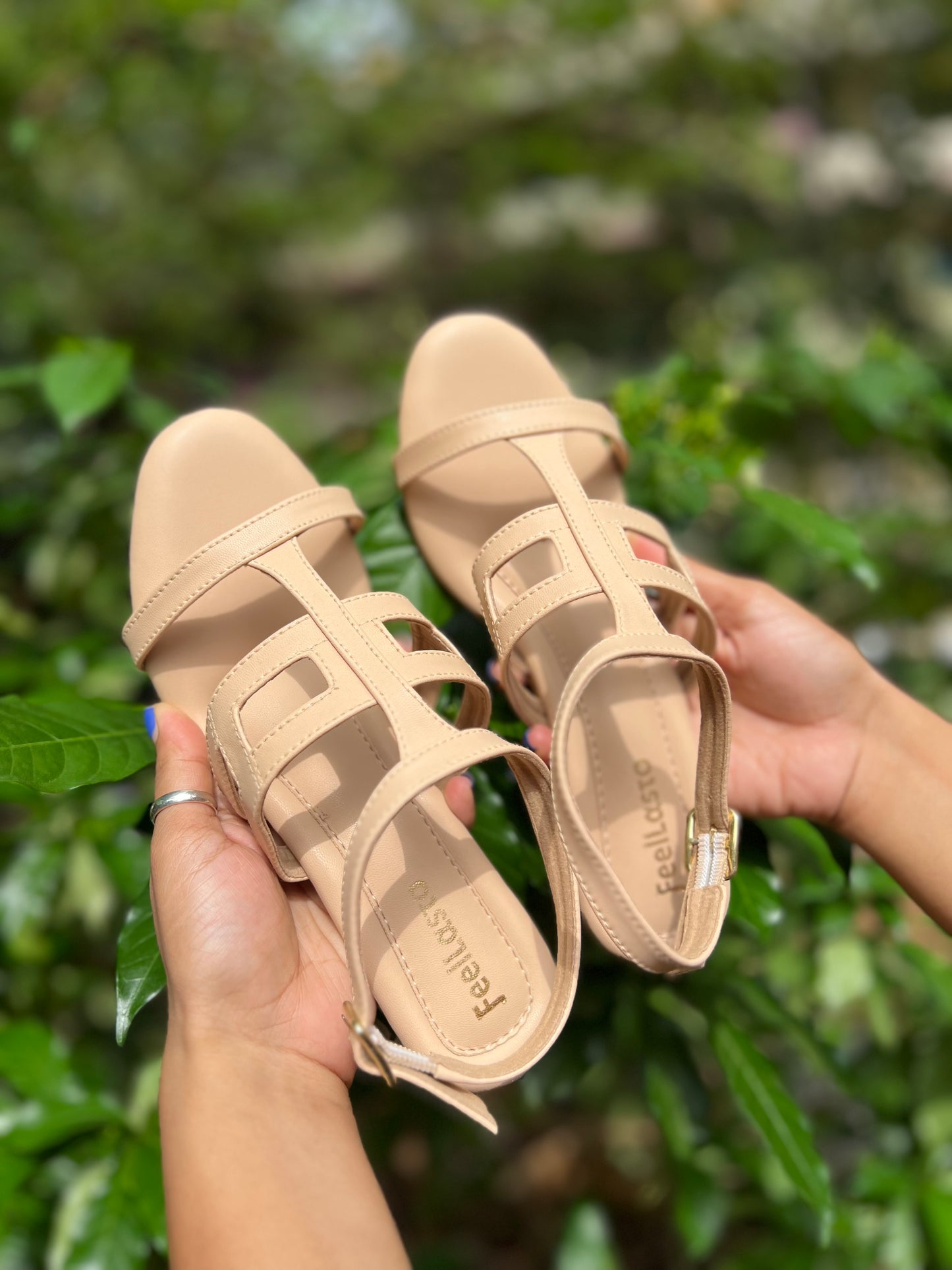 Beige Bella Heels