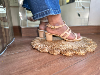 Beige Bella Heels