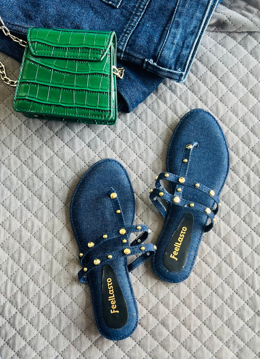 Denim Dusk Flats