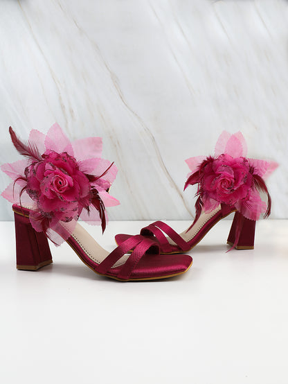 Ruby Blossom heels