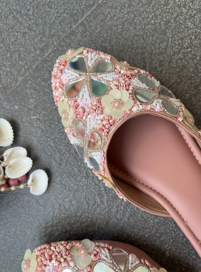 Pink Mirror Bunto Flats